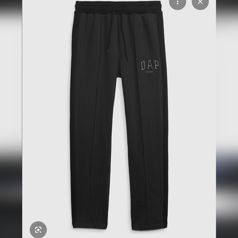 GAP Black Joggers DAPPER DAN AND GAP COLLABORATION NWOT SIZE XXL SOLD OUT